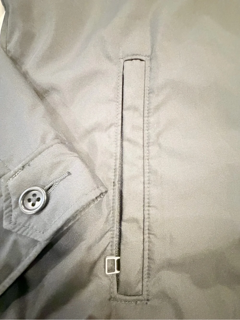 Banana Republic Men's Black Lightweight Zip Jacket